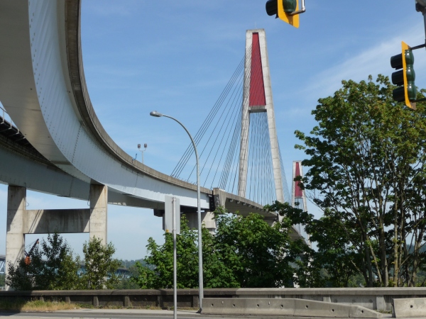 Sky Train Bridge Spanning Fraser River