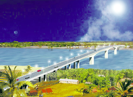 Phối cảnh cầu Năm Căn